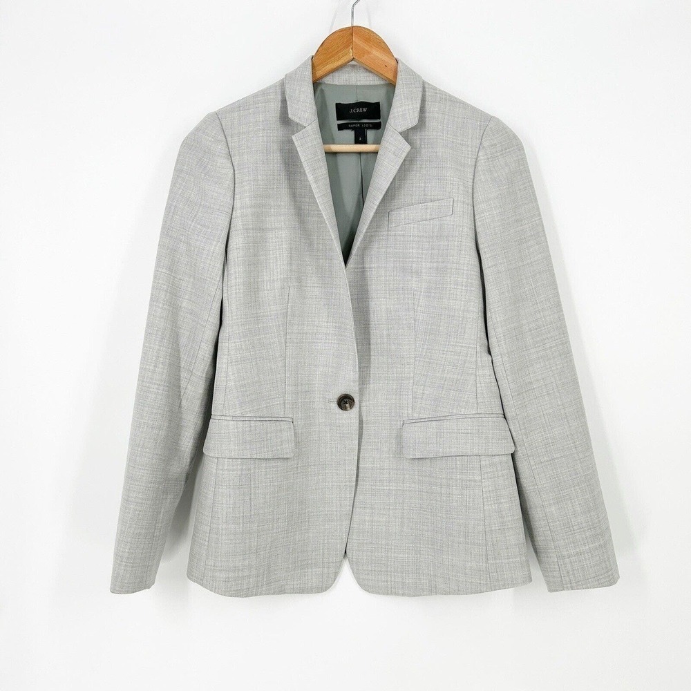J. Crew Heather Gray Suit Jacket